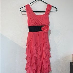 my Michelle salmon dress